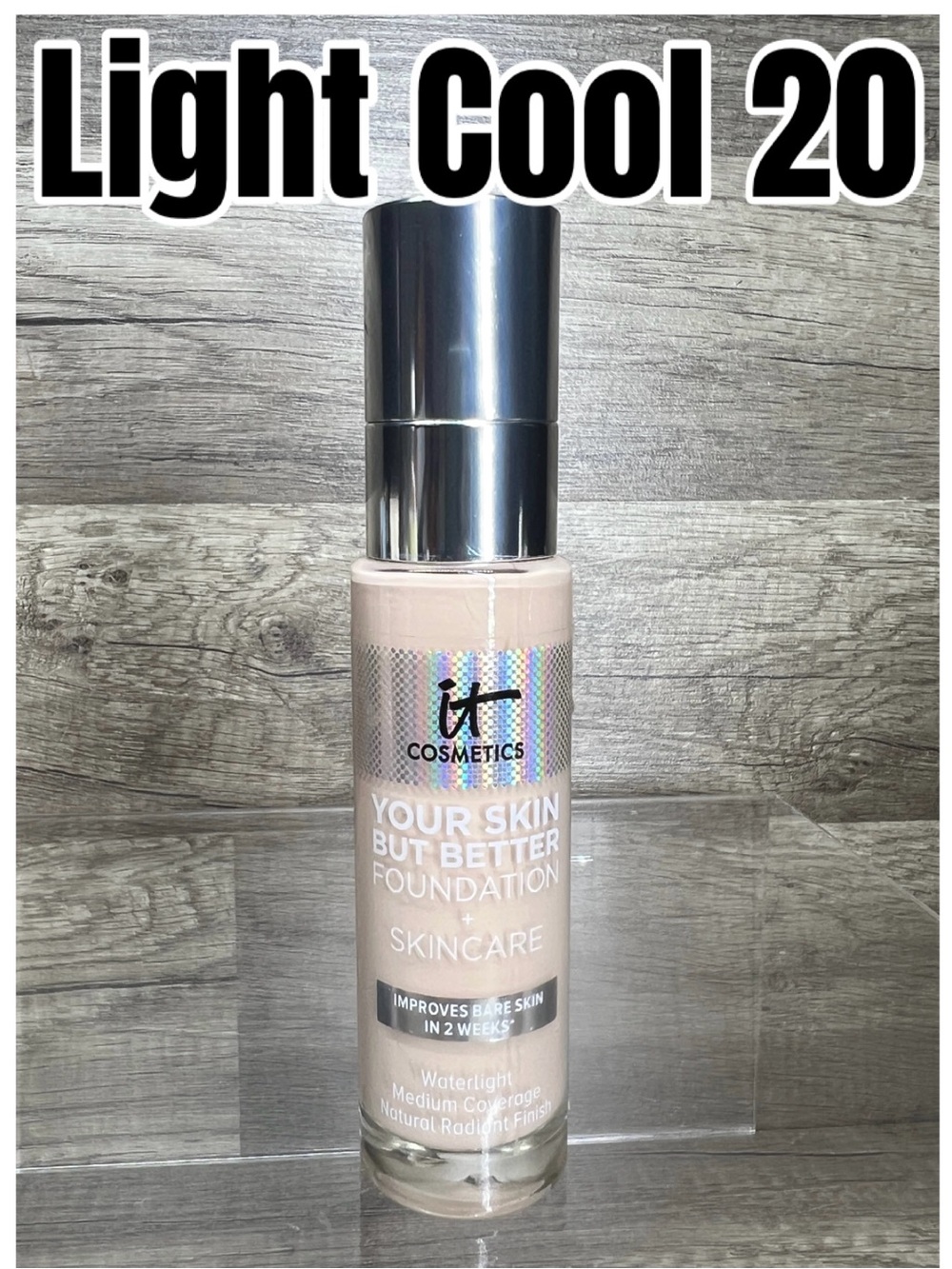 IT Cosmetics Your Skin But Better Foundation + Skincare Light Cool 20